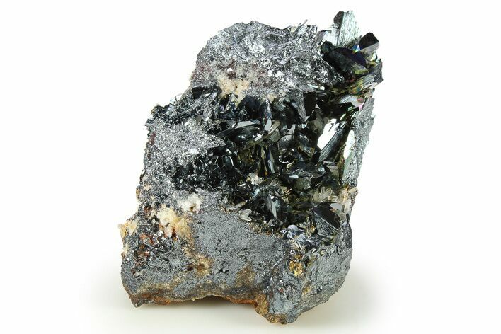 Lustrous Hematite Crystal Cluster - Italy #280528